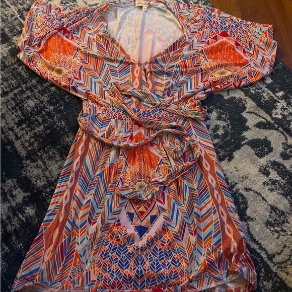 Mara Hoffman xs colorful palms print dress - Picture 3 of 8